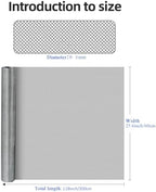 20 Mesh 304 Stainless Steel Mesh Screen, 24''×118''(60cm×300cm) Wire