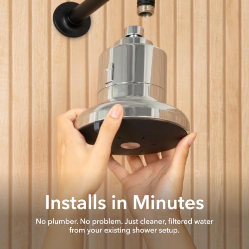 AquaTru Shower - Advanced Shower Filter Removes Impurities from Hard