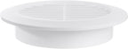 White 4" Inch Round Ventilation Grille - Image 7