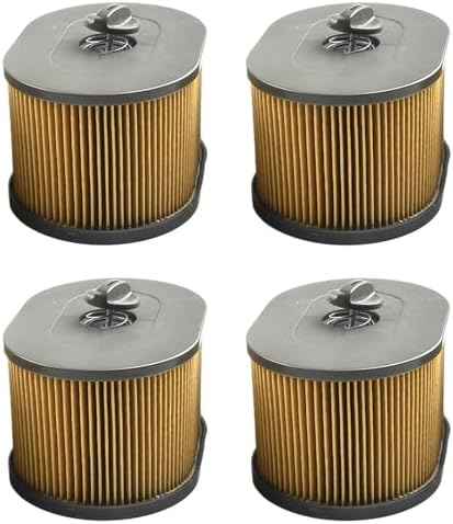 4 Pack Air Filter for K970 and K1260 Concrete Cut Off Saw 510 24 41-03 510 24 41-01 Replacement Part