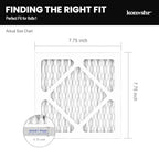 8x8x1 Air Filter MERV 8 (2-Pack), HVAC/Furnace AC Filter Replacement