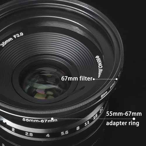 37mm Lens to 49mm Camera Lens Adapter 37mm to 49mm Step Up Ring