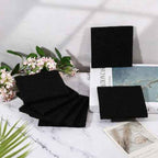 16Pcs Activated Charcoal Purifying Deodorizer for Trash Cans Universal Stick-on Rectangle Odor Absorbing Filters for Compost Buckets Countertop Recycle Bins Home Kitchen Accessories