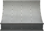 CT Copper Tailor Sloped Copper Vent Hood Island Mount, 1150 CFM Exhaust Fan by CTCopperTailor