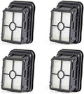 4 Pack 1866 Replacement Filters Compatible with Bissell Crosswave 1785 3888A 2551 & Crosswave Pet Pro 2306 & 2554 2596 CrossWave Cordless Max & Crosswave HydroSteam 35151 3518 Wet Dry Vacuum Cleaner