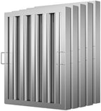 Stainless Steel Commercial Kitchen Hood Filter, 15.5W x 19.5H Inch