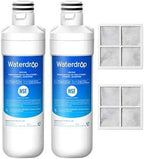 Waterdrop LT1000PC Refrigerator Water Filter and Air Filter, 2 Combo