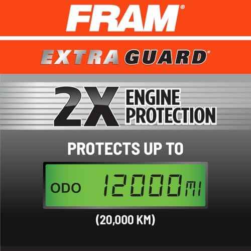 FRAM Extra Guard CA10578 Replacement Engine Air Filter for Select 2007-2012 Acura RDX (2.3L), Provides Up to 12 Months or 12,000 Miles Filter Protection
