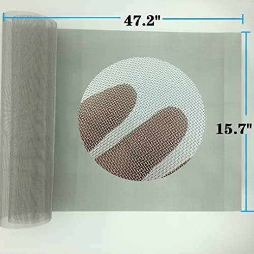 Stainless Steel #30Mesh -Size:15.7"x47.2"(40x120cm) SS304 Wire Mesh