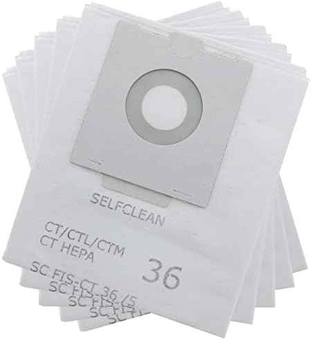 5 Pack 496186 Selfclean Filter Bag for festool 496187 577084 576760 75038 75037 Fits CT 36,CT36E, CT 26 CT26E Vacuum Bags Reusable Dust Bag