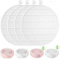 SProR Nail Dust Collector Replacement Filter, 4 Pack Reusable Dust Filter for MelodySusie Hpro/SProR Nail Dust Collector, Compatible Fine Filter for Efficient Nail Dust Collection