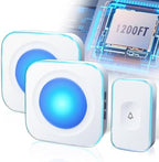 Wireless Doorbell Plug in 1200feet wireless door bell Battery Operated