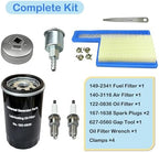 Tune Up Kit for Onan RV QG 5500 7000 Generator Marquis Gold Platinum EF/HGJAA/HGJAB/HGJA - with 149-2341, 140-3116, 122-0836 & 167-1638 Filters & Tools - Field & Pure