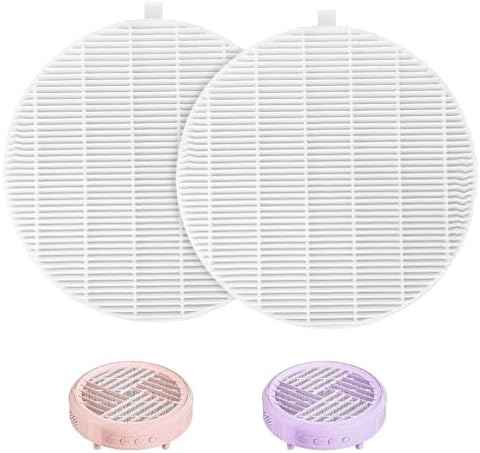 2 Pack Dust Collector Filter Replacement Compatible with Melody Susie, White Nail Dust Collectors Filter for Home and Nail Salons, Reusable Dusts Collectors Match with Dusts Collector Nails Tech Tool