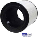 PUREBURG Replacement Filter Compatible with Bosch Air 4000 Air Purifier, 2-Pack H13 True HEPA Activated Carbon 2-in-1 For Air Clean Dust VOCs Odor 3-Stage Filtration
