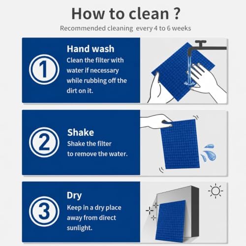 Originallife Washable Reusable HVAC | AC | Air Conditioner | Furnace Air Filter Replacement MERV 8, 2-pack (12x20x1) - Field & Pure