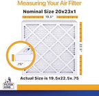 Filter King 20x23x1 Air Filter MERV 13, AC Furnace Filters (6-Pack)