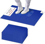 Sticky Adhesive Mat Tacky Pads 300 Sheets, 10 Pack of 30 Sheet 18'' x 24''/ 45 x 60 cm, Thickened Cleaning Mats for Shoes, Construction, Cleanroom, Laboratories, Hospitals, Dogs, Pets, Home- Blue