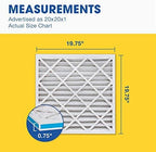 Aerostar 20x20x1 MERV 8 Air Filter, ACTUAL SIZE, Air Conditioning & Furnace - Image 5