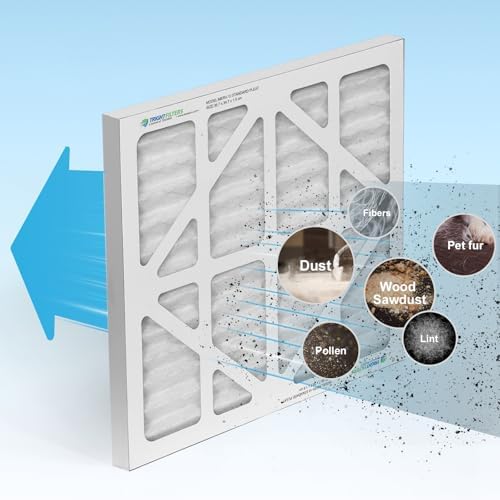 ALORAIR 5-Pack MERV-10 Air Filter for PureAiro HEPA Pro/PureAiro HEPA Max Air Scrubber, 14.5x13.7x0.8(available for 770, 870, 970) - Field & Pure