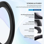 40.5-52mm Step-Up Ring Adapter, 40.5mm to 52mm Step Up Filter Ring for