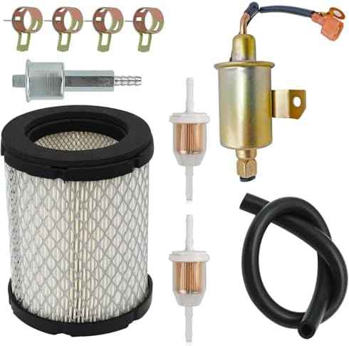 149-2311 Fuel Pump 149-2457 Fuel Filter for Onan MicroQuiet RV 4000 4KW Generator with 1403280 Air Filter Kit