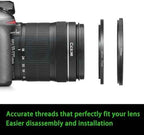 37mm to 30mm Step Down Ring Filter Adapter Metal Ring Step Down Rings Adapter Filter Compatible with All 30mm UV,CPL,ND,Lens Hood,Threaded Lens ect (37mm to 30mm)