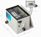 Rotary Drum Filter,Canister Filter,RDF Fully Automatic Water Self-Cleaning Filtration for Koi Pond,Fish Pond,Aquarium,Seedling Cultivation Base,Aquaculture,Hydroponics (8000GPH Advanced Edition)