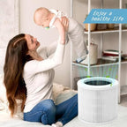 Netezza A1 Filter Replacement Fit for Vewior Air Purifier 2 Pack - Field & Pure