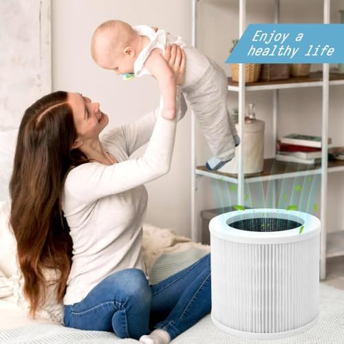 Netezza A1 Filter Replacement Fit for Vewior Air Purifier 2 Pack - Field & Pure