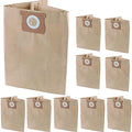 Pack 10 Vacuum Bags For DEWALT 6 to 10 Gallon Shop Vac DXVA19-4101, Dust Collection Bag with Filter For Vacmaster VHBM, Replacement Parts BM08 Accessories Kit - Field & Pure