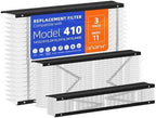 3 Pack 410 Replacement Filter,MERV11,16x25x4,Compatible with AprilAire 410 Whole House Air Purifiers Models,1410,1610,2410,2416,3410,4400,HVAC Furnace Filter Replacement,Actual Size:16"x28"x4"