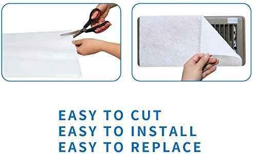 Merv 13 Filter Material, Air Filters for Stops Dust and Pet Dander as Small as 0.3 Microns (16 Ft²)
