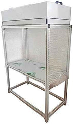 Vertical Laminar Dust Free Room Bench Singe Use 47.24x23.62in Flow Hood Air Flow Clean Workbench Aluminum Workshop for Phone Repair with HEPA-Filter Laboratory Using