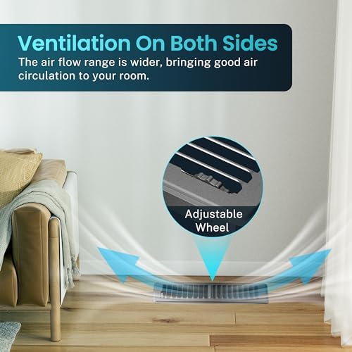 Floor Register 4 x 10 Inch, HG Power 2 Pack Heavy Duty Floor Vent