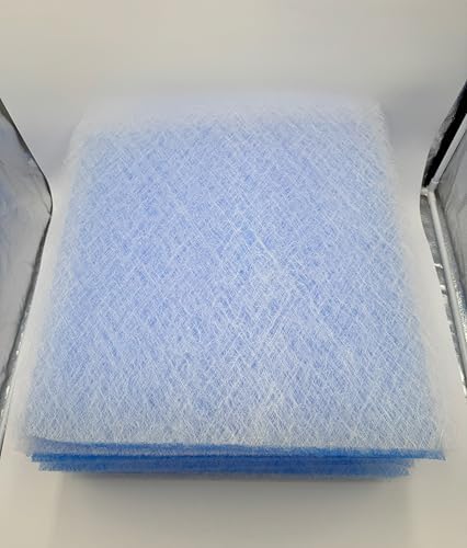 Paint Booth Exhaust Fiberglass Filter, Blue/White Paint Arrestor for