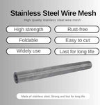 10 Mesh 304 Stainless Steel Wire mesh 23.5 in. x 10 ft.