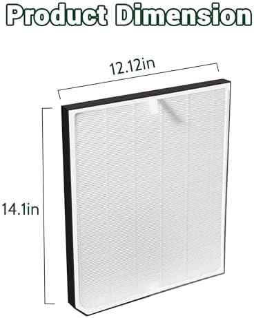 AD2000 Replacement Filter Compatible with AIRDOCTOR 2000 Air Purifiers, with 1 Filter, 2 Activated Carbon Filters and 2 Pre-Filters, Compare to Part# ADF2001, ADF2002, ADF2003