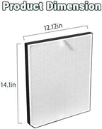 AD2000 Replacement Filter Compatible with AIRDOCTOR 2000 Air Purifiers, with 1 Filter, 2 Activated Carbon Filters and 2 Pre-Filters, Compare to Part# ADF2001, ADF2002, ADF2003