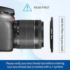 40.5-52mm Step-Up Ring Adapter, 40.5mm to 52mm Step Up Filter Ring for