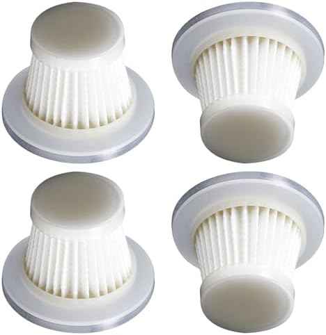 4 Pack HEPA Filters Replacement for Horsepower Duck Vacuum Cleaner, Washable Filter Replacement Parts Accessories
