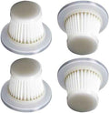 4 Pack HEPA Filters Replacement for Horsepower Duck Vacuum Cleaner, Washable Filter Replacement Parts Accessories