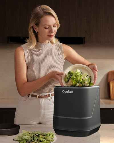 4L Electric Composter for Kitchen, Smart Countertop Compost Bin