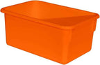 Wood Designs Cubby Storage Bin, Heavy Duty Plastic Containers