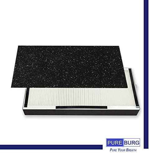 PUREBURG Replacement Filter Set Compatible with Hunter HP100 HT100 Air Purifier,2-Pack H13 HEPA + 4 x Activated Carbon Pre-Filters 4-Stage Filtration Air Clean VOCs