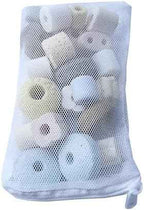 10 Pcs Aquarium Filter Media Bags - Reusable Mesh Bags (6" x 4") for Fish Tank Filters