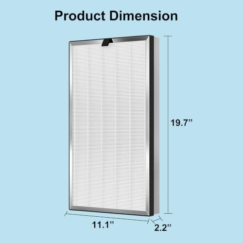 2 Pack 112 Replacement Filter Air Purifier V2.0 Compatible with MA Series 112, 3 in 1 Pre-filter, H13 True HEPA Filter and Activated Carbon Filter - Field & Pure