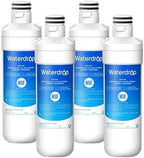 Waterdrop LT1000PC ADQ747935 MDJ64844601 Refrigerator Water Filter, 4 Pack
