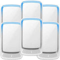 6 Pack Plug in Air Purifier for Home,Advanced Negative Ion Air Purifier for Pet Odor,Smoke & Dust,Quiet Air Ionizer for Dust Mites Odor Eliminator & Room Deodorizer Plug in for Bedroom,Office,Kitchen