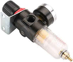 Baomain Pneumatic Filter Regulator AFR-2000 1/8"PT Air Treatment Unit w Pressure Gauge